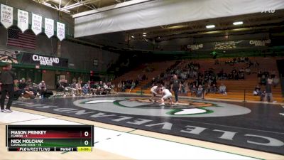 133 lbs Nick Molchak, Cleveland State vs Mason Prinkey, Clarion