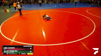 61 lbs Quarterfinal - Axel Hanson, K-M vs Elliot Engelkes, Hills-Beaver Creek