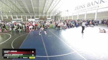 69 lbs Quarterfinal - Lincoln Greenhalgh, Stallions Wrestling Club vs Wyatt Jordan, Ravage