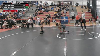 125 lbs Quarterfinal - Trevon Gray, Pitt-Johnstown vs Marcus Lowry, Felician