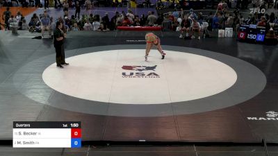 94 lbs Quarters - Siera Becker, IA vs Makayla Smith, PA