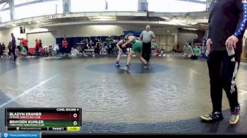 130 lbs Cons. Round 4 - Brayden Kumler, Yorktown Wrestling Club vs Bladyn Kramer, Intense Wrestling Club