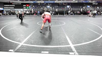 155 lbs Final - Carson Rooks, Webb City Youth Wrestling vs Baron Rosas, Maize Wrestling Club
