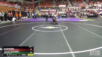 4A 150 lbs Cons. Round 1 - AJ Schaffer, Garnett-Anderson County vs Chayse Jeanneret, Santa Fe Trail