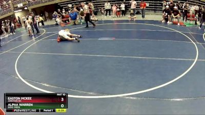 110 lbs Cons. Round 4 - Easton McKee, Junction WC vs Alpha Warren, Dove Creek