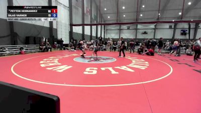 Junior Boys FS - 132 lbs Cons. Round 7 - Peyton Hernandez, WA vs Silas Varner, CA