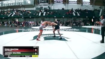 197 lbs Cons. Round 3 - Hayden Walters, Michigan vs Evan Grazzini, Bellarmine