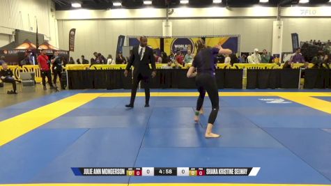 Shana Kristine Selway vs Julie Ann Mongerson 2024 World IBJJF Jiu-Jitsu No-Gi Championship