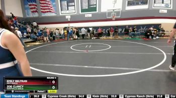 120 lbs Round 3 - Zoe Clancy, Huntsville (Girls) vs Emily Beltran, Katy (Girls)