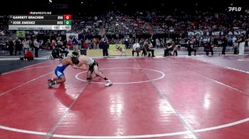 106 lbs Quarterfinal - Jose Jimenez, Nyssa vs Garrett Bracken, Riverton