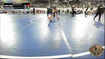 126 lbs Consi Of 8 #2 - Kobe Lemer, ReZults Wrestling vs Caysen Wahl, Bristow Elementary Wrestling Club