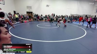 88-91 lbs Round 3 - Kai Preble, Dean Morgan vs Nevik Moutray, McCormick Jr. High