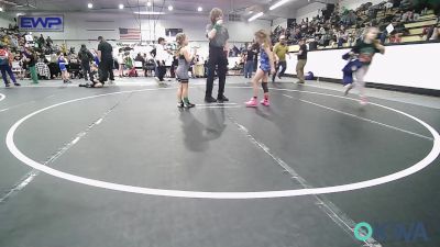 68 lbs Rr Rnd 4 - Aubrey Snyder, Team Tulsa Wrestling Club vs Roselyn Mosby, Wyandotte Youth Wrestling