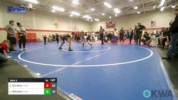 120 lbs Final - Jackson Gardner, Powerhouse Elite 9u vs Luke Mendez, Broken Arrow Wrestling Club