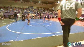 61 lbs Quarterfinal - Christian Schwahn, Chandler Takedown Club vs Legend Bigheart, Sperry Wrestling Club