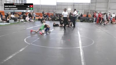 60 lbs Round 2 (6 Team) - Ivan Baulovic, Valor Wrestling vs Emery Sanders, Contenders WA Blue