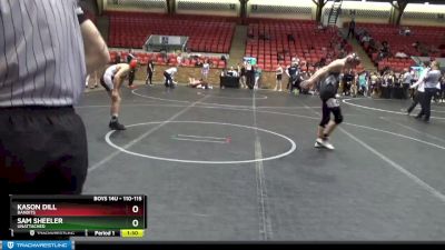 110-115 lbs Round 3 - Kason Dill, Bandits vs Sam Sheeler, Unattached