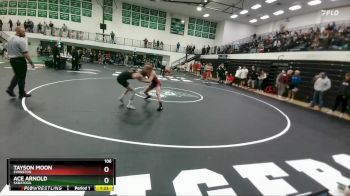 106 lbs Semifinal - Ace Arnold, Saratoga vs Tayson Moon, Evanston