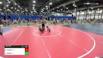 65 lbs Rr Rnd 3 - Ethan Krausz, Aywc vs Cayden Scharf, Firebird Elite
