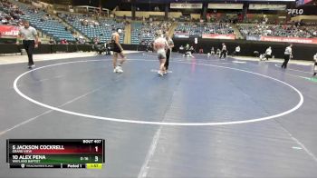133 lbs Cons. Round 4 - 5 Jackson Cockrell, Grand View vs 10 Alex Pena, Wayland Baptist