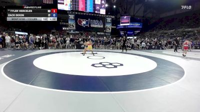 113 lbs Champ. Rd Of 128 - Tyler Verceles, MD vs Zack Dixon, CT