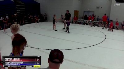 80 lbs Round 3 (6 Team) - Hannah Schuster, Team Missouri Girls vs Freyda Nelson, Minnesota Storm Girls