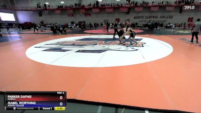 155 lbs Cons. Round 1 - Isabel Worthing, Adrian College vs Parker Dafnis, Eureka