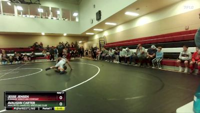 120 lbs Round 1 - Jesse Jensen, Punisher Wrestling Company vs Avaughn Carter, Anacortes Hawkeyes Wrestling Club