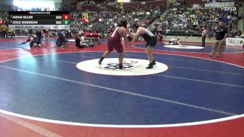4A 285 lbs Cons. Round 1 - Cole Sherman, Bauxite High School vs Aidan Eller, Gentry High School Conversion Charter
