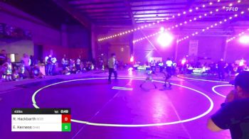 43 lbs Semifinal - Rylan Hackbarth, Bozeman WC vs Elias Kerness, Chagolla Trained WC