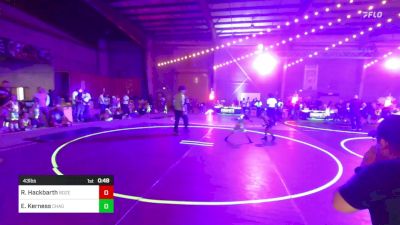 43 lbs Semifinal - Rylan Hackbarth, Bozeman WC vs Elias Kerness, Chagolla Trained WC