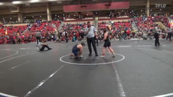 130 lbs Round 1 - Riley Kimble, Team Lightning Wrestling Club vs Kai Evans, Hutchinson