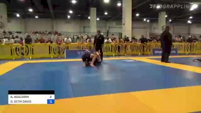 AJ AGAZARM vs DANIEL SETH DAVIS 2022 American National IBJJF Jiu-Jitsu Championship