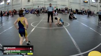 52 lbs Round 3 (10 Team) - Ivan Baulovic, DWA vs Landon Shablonski, Rambler WC