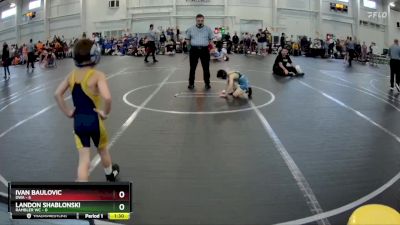 52 lbs Round 3 (10 Team) - Ivan Baulovic, DWA vs Landon Shablonski, Rambler WC