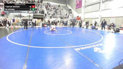 U17 Women - 49 lbs Champ. Round 2 - Daylee Watson, PA vs Tia Hotema, HI