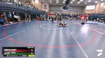 126 lbs Cons. Semi - Jayden Jones, Klein Oak vs Jordan Nance, Conroe Caney Creek