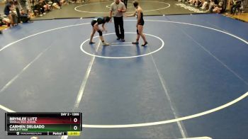 126G Quarterfinal - Brynlee Lutz, Wasilla High School vs Carmen Delgado, Bartlett High