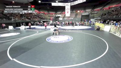 135 lbs Champ. Rd Of 16 - Maggie Tobacco, Sunnyvale Wrestling Club vs Angeleen Castaneda, Beat The Streets - Los Angeles