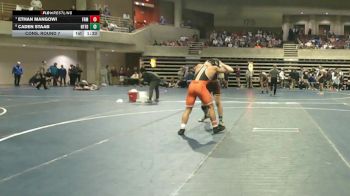 160 Championship Bracket Cons. Round 7 - Caden Staab, Northfield vs Ethan Mangowi, Farmington