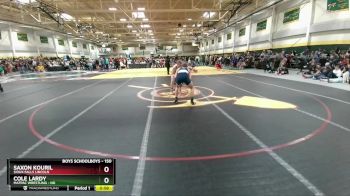 150 lbs Cons. Round 2 - Cole Lardy, MATPAC Wrestling - ND vs Saxon Kouril, Sioux Falls Lincoln