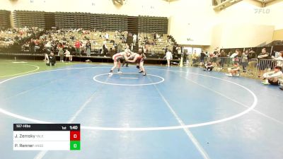 197-H lbs Quarterfinal - Jake Zemsky, Yale Street vs Paul Renner, Honesdale