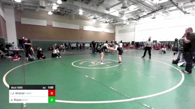 131 lbs Round Of 16 - Josephine Wiener, Harvard Westlake vs Jasmin Rojas, Schurr