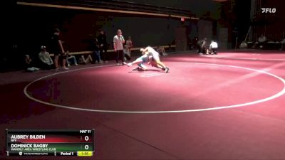 S-14 lbs Round 4 - Dominick Bagby, Waverly Area Wrestling Club vs Aubrey Bilden, NFV