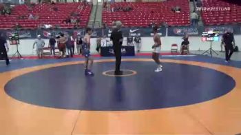 57 kg Round Of 16 - Dalton Henderson, Virginia vs Evan Shell, Mustang Wrestling Club