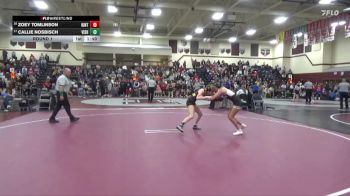 110 lbs Round 1 - Zoey Tomlinson, Hinton-SBL vs Callie Nosbisch, Vinton-Shellsburg