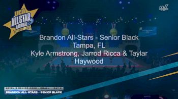 Brandon All-Stars - Black [2026 L6 Senior Coed - Small Day 2] 2026 UCA & UDA All Star Nationals