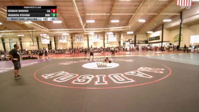 58.6 lbs Rr Rnd 1 - Roman Misero, FCA Wrestling vs Hudson Stover, Honeybadgers