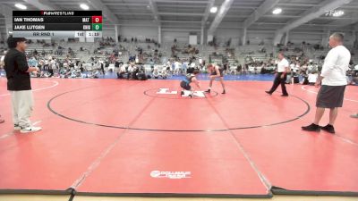 160 lbs Rr Rnd 1 - Ian Thomas, Mat Warriors vs Jake Lutgen, Knights Wrestling Club-Red