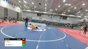 115 lbs Semifinal - Brodey Wilcox, Natrona Colts Wrestling Club vs Caysen Ross, Wyoming Unattached
